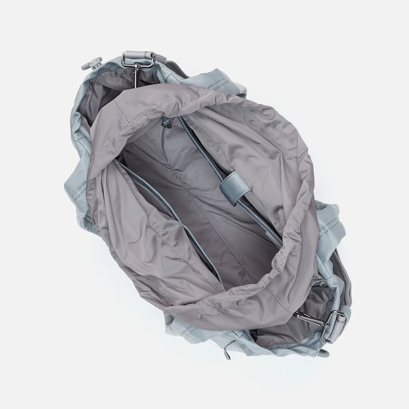 ALL IN ONE Tote in CaRefiber recycled nylon - Stone - Image 4