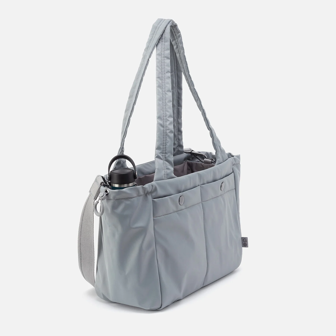ALL IN ONE Tote in CaRefiber recycled nylon - Stone - Image 5