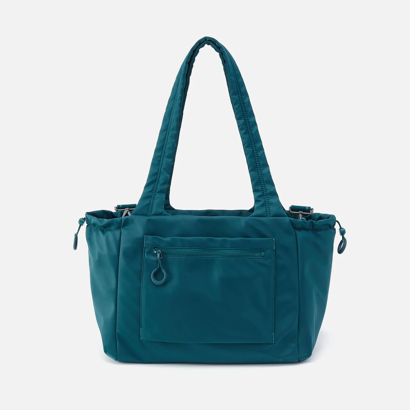 ALL IN ONE Tote in CaRefiber recycled nylon - Teal - Image 5