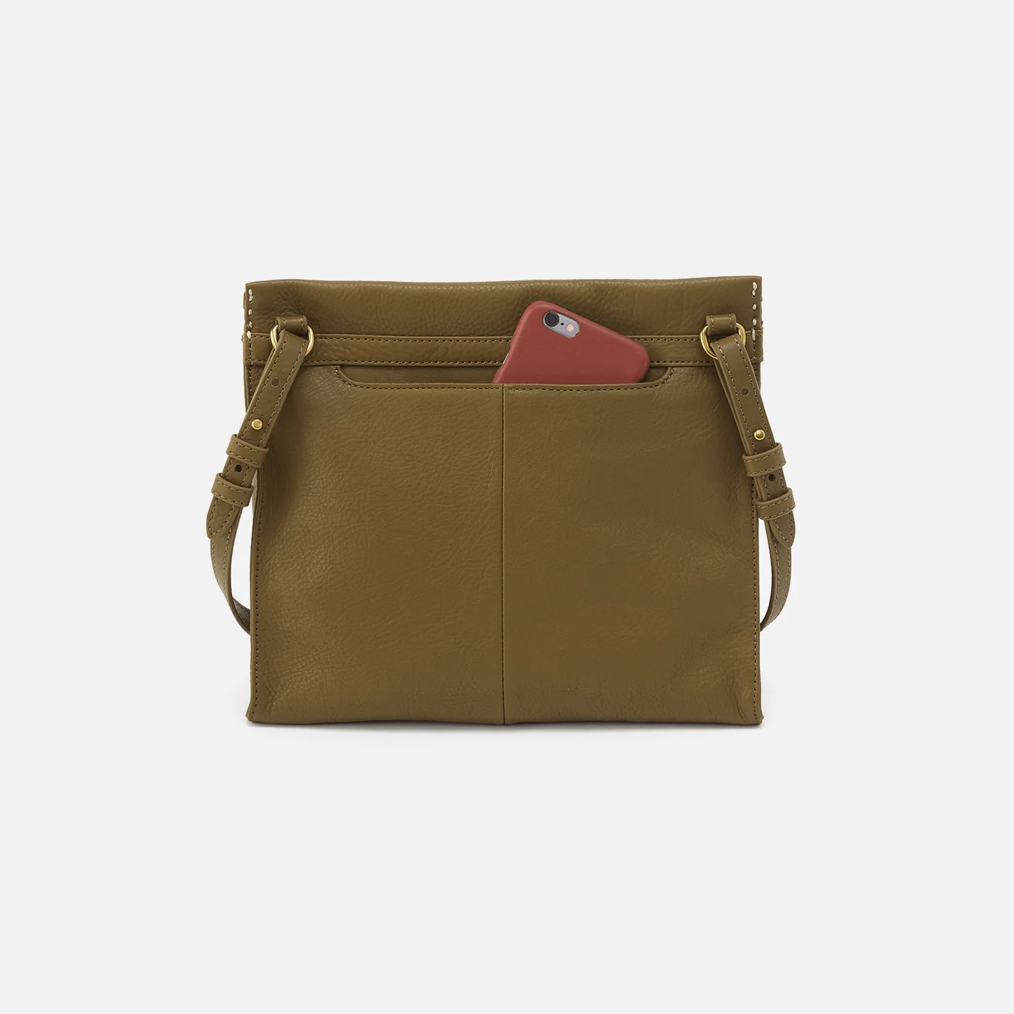 Austin Medium Crossbody In Pebbled Leather - Sunlit Sage - Image 4