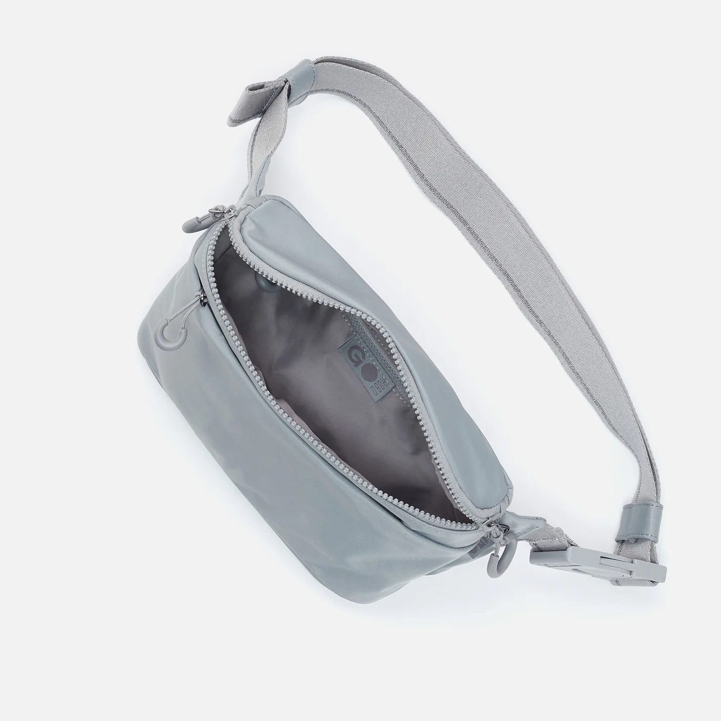 BE HOLD Belt Bag in CaRefiber recycled nylon - Stone - Image 4