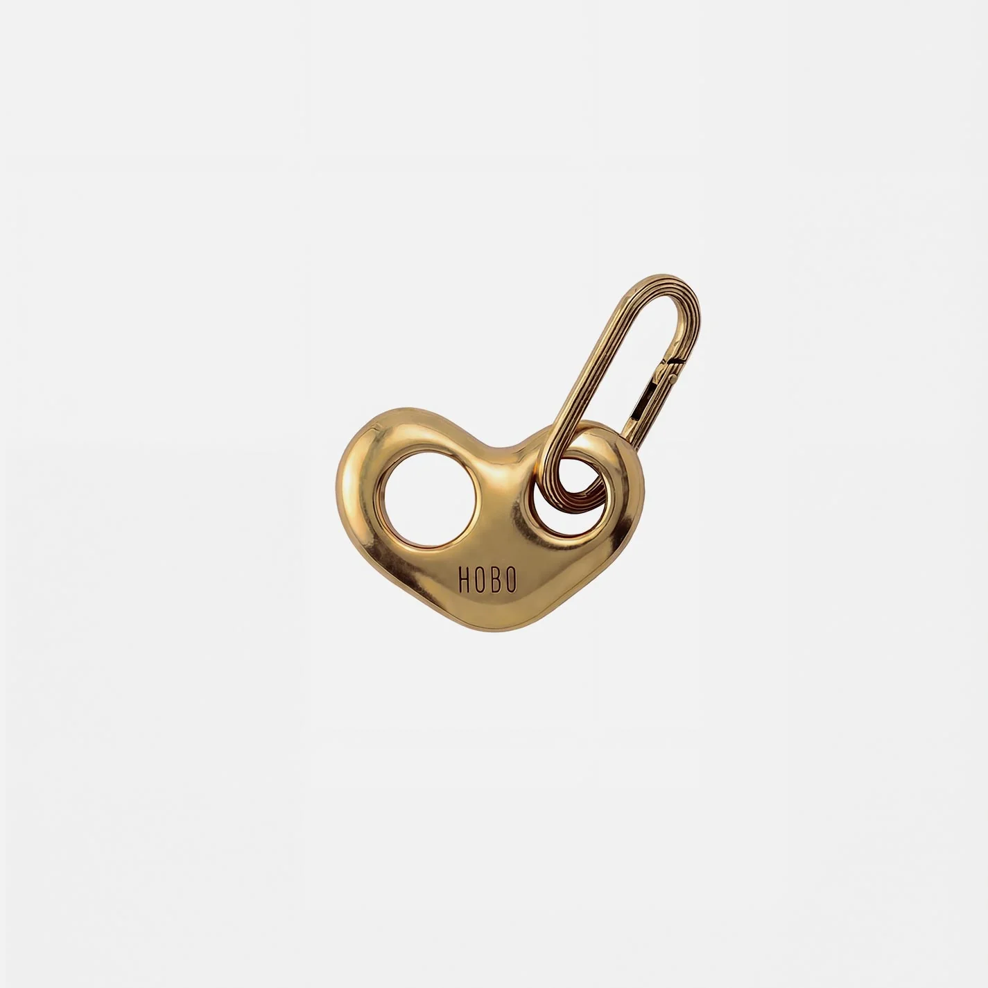 Bubble Heart Bag Charm - Gold - Image 2