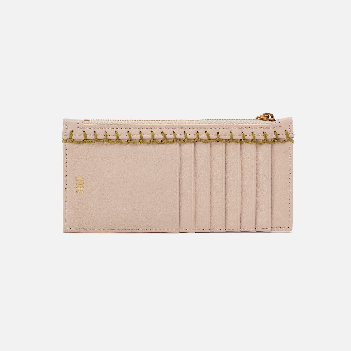 Carte Card Case In Pebbled Leather - Stonewash - Image 2