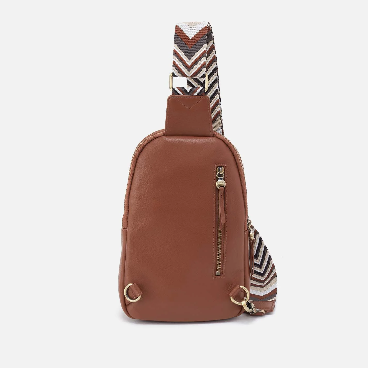 Cass Sling in Pebbled Leather - Bridle Brown - Image 5
