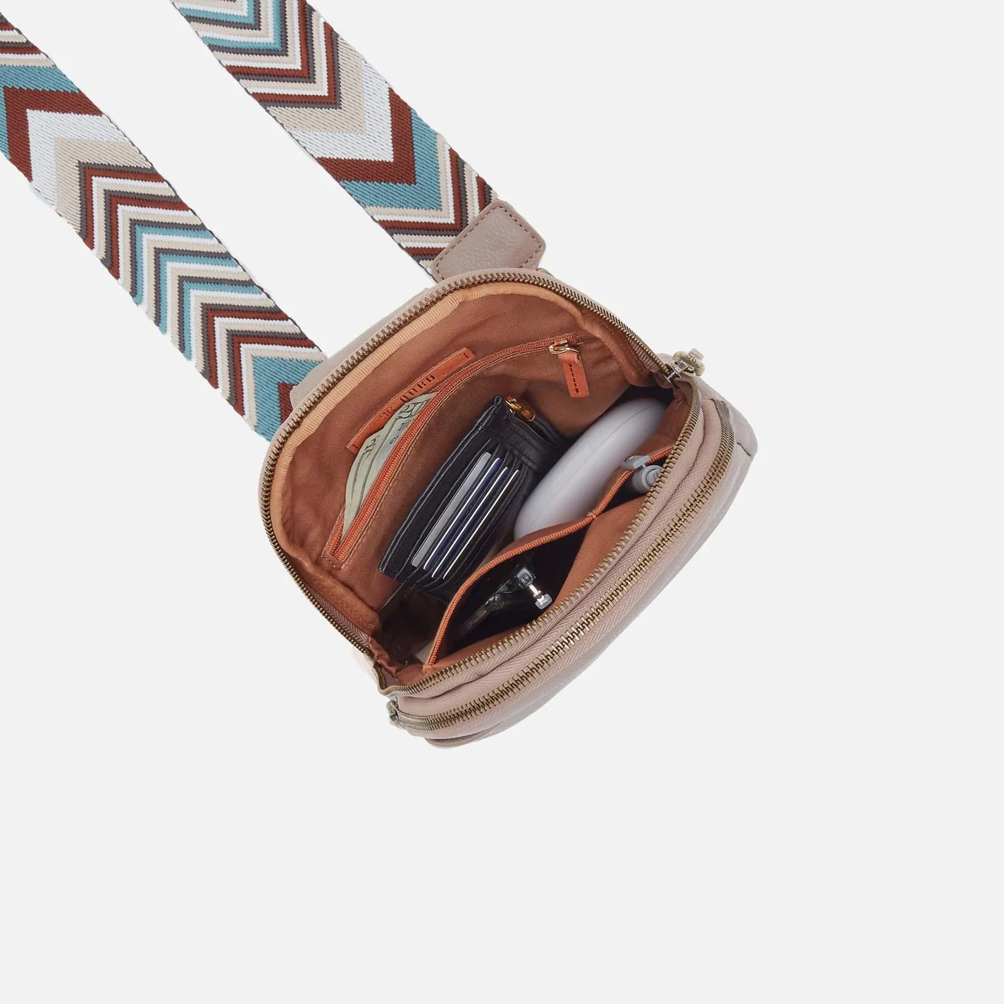 Cass Sling in Pebbled Leather - Warm Adobe - Image 3