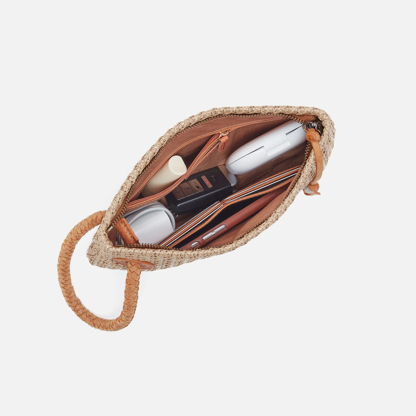 Daisy Daze Large Wristlet In Woven Straw - Meadow Woven Straw - Image 4