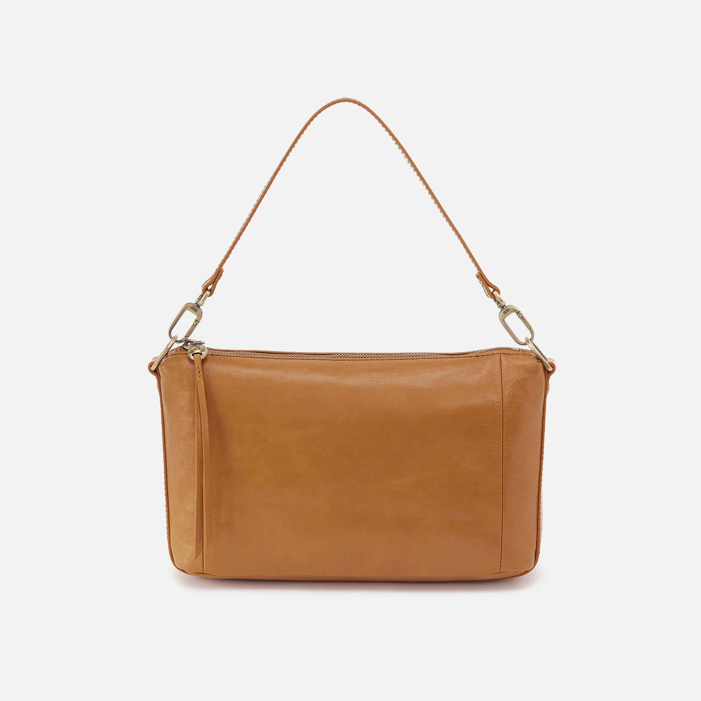 Darcy Carry-All Crossbody In Polished Leather - Natural - Image 7