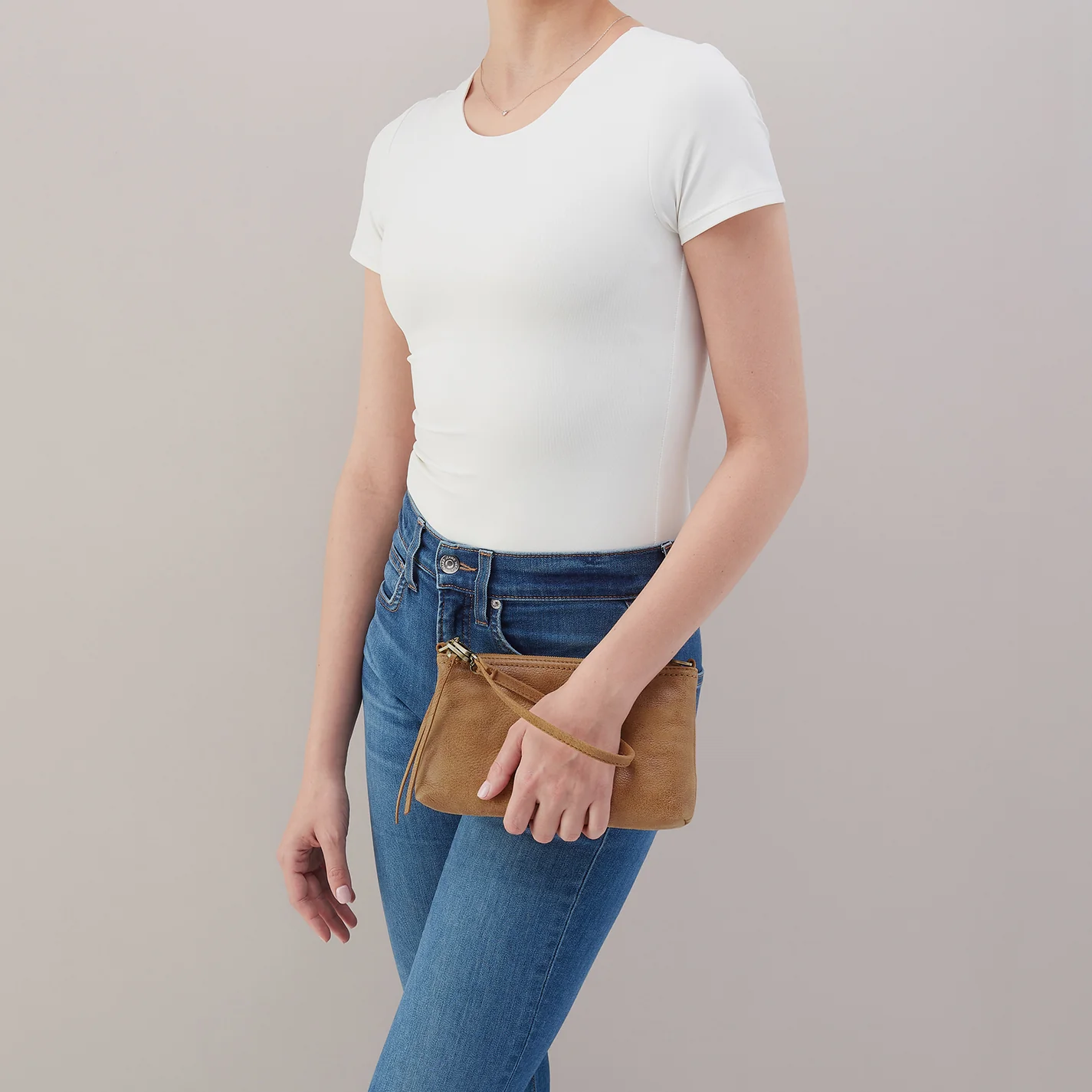 Darcy Crossbody In Buffed Leather - Whiskey - Image 6