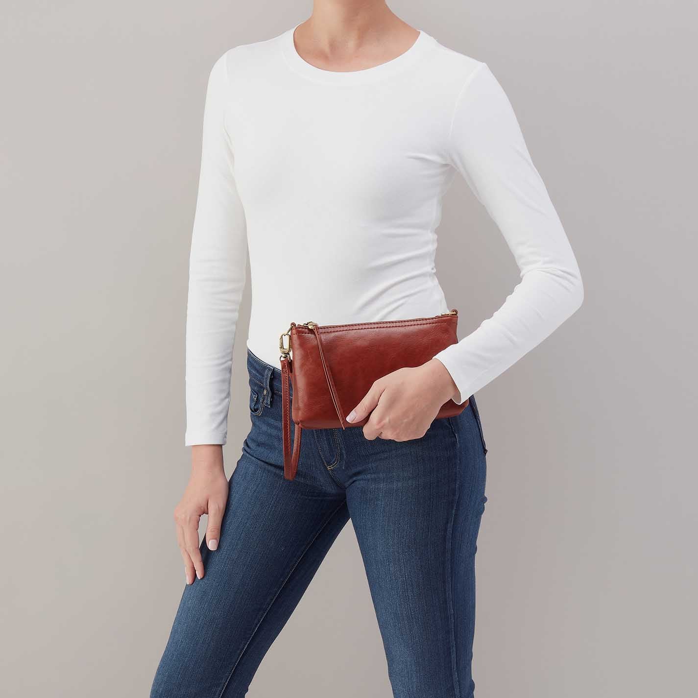 Darcy Crossbody in Patina Leather - Pecan Ridge - Image 6