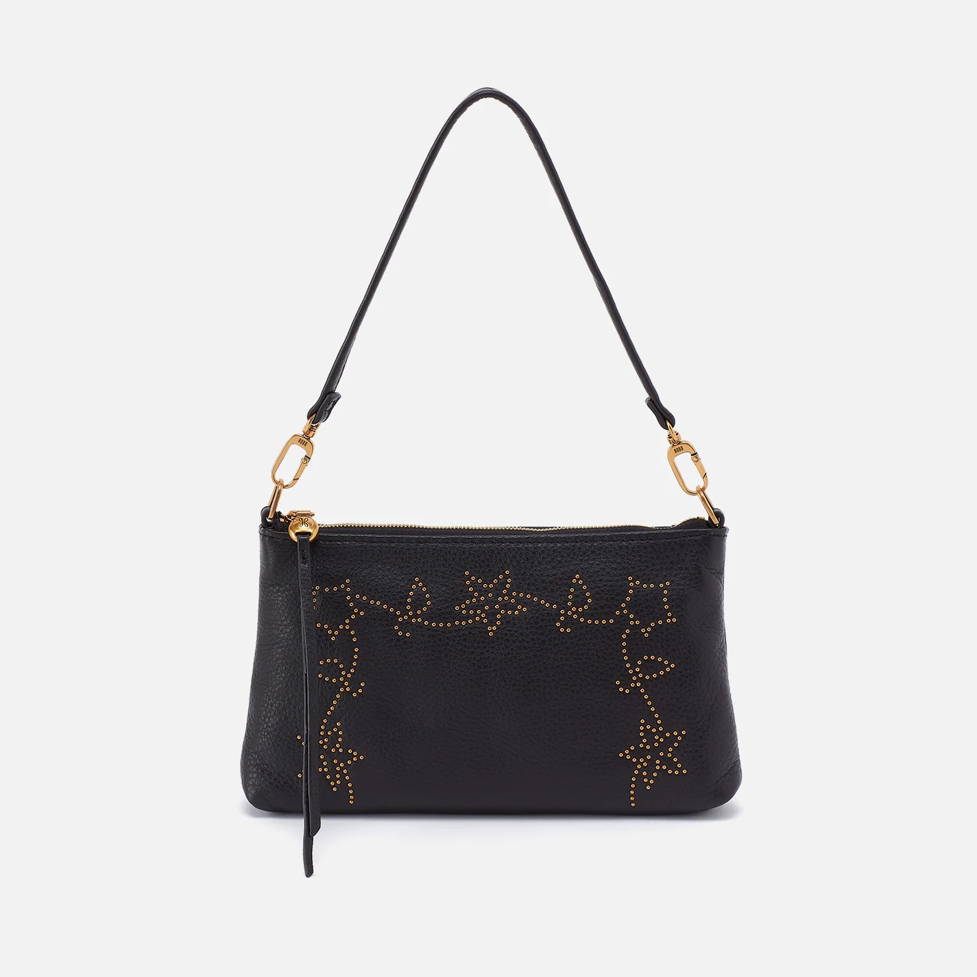 Darcy Crossbody in Pebbled Leather - Black - Image 7