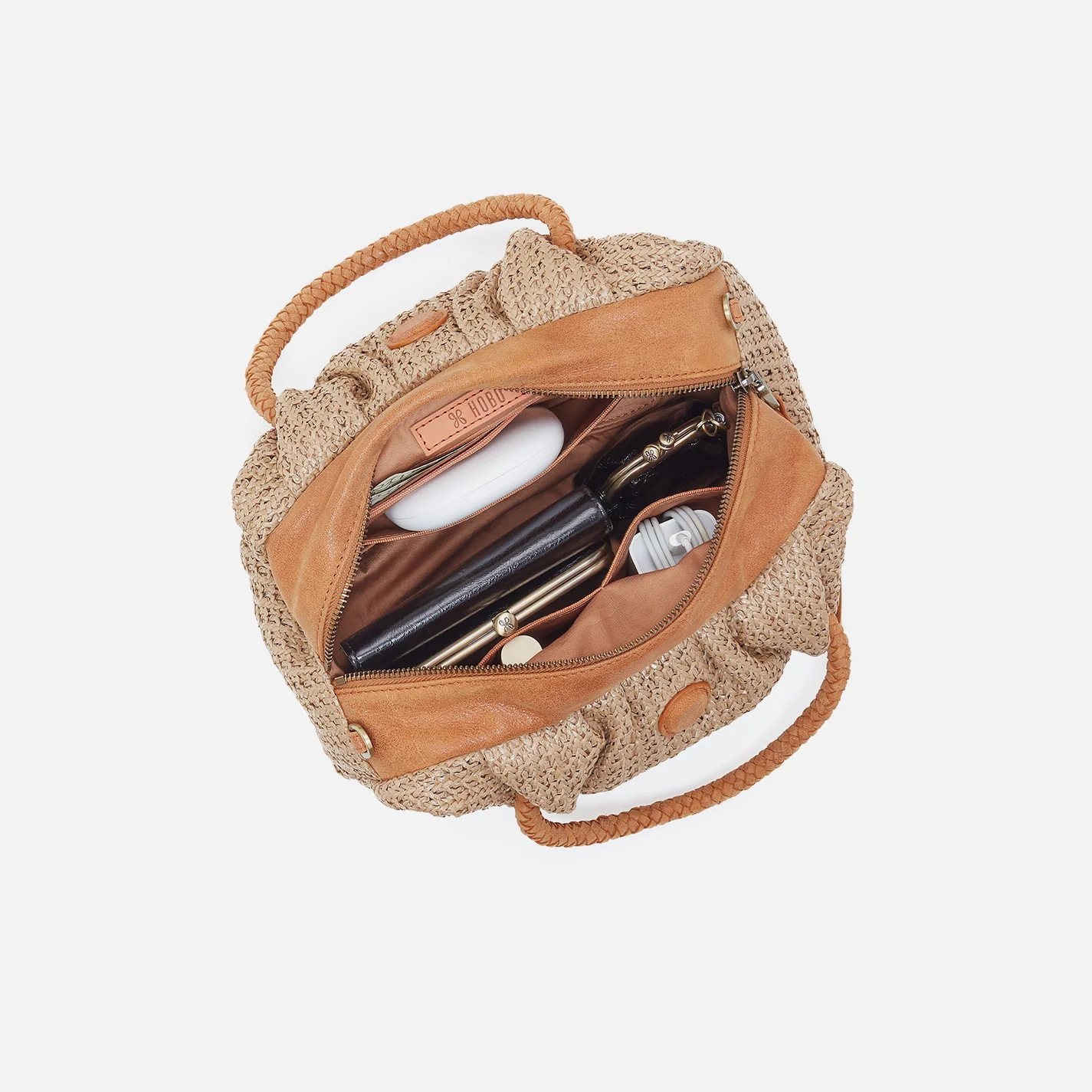 Darling Small Satchel In Woven Straw - Meadow Woven Straw - Image 4