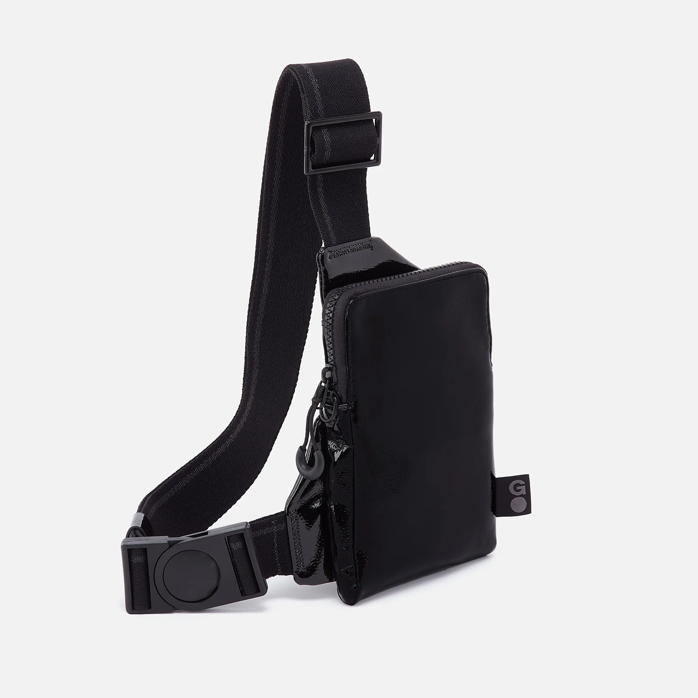 DIALED IN Phone Bag in EverShine nylon - Onyx - Image 5