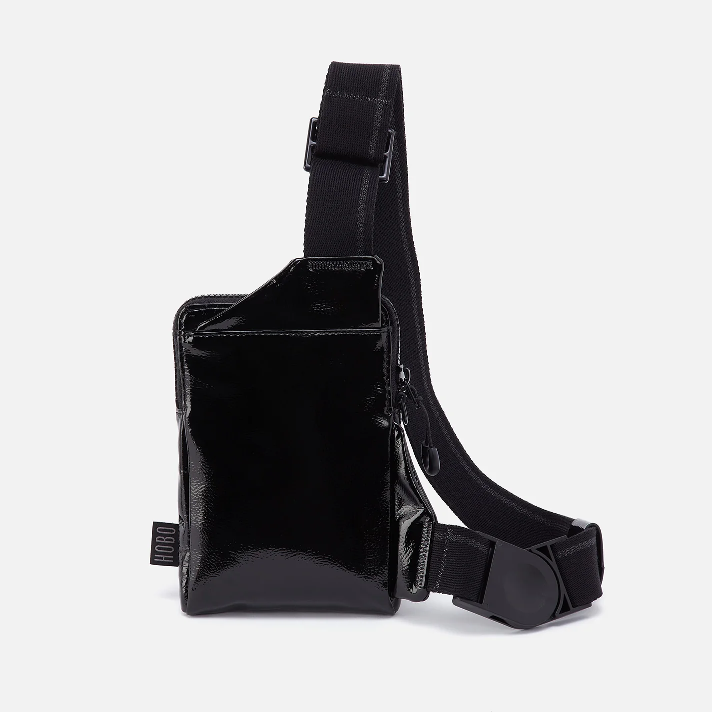 DIALED IN Phone Bag in EverShine nylon - Onyx - Image 6