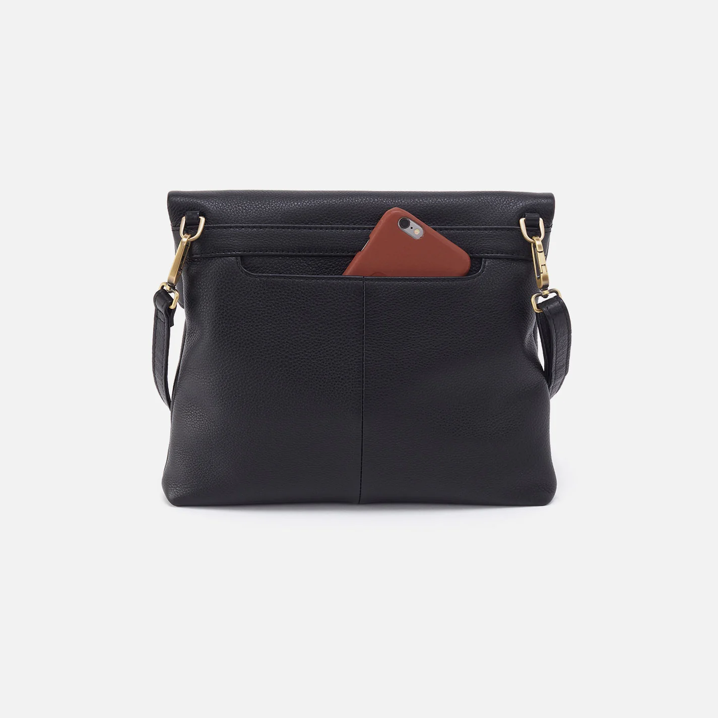 Draft Crossbody In Pebbled Leather - Black - Image 4