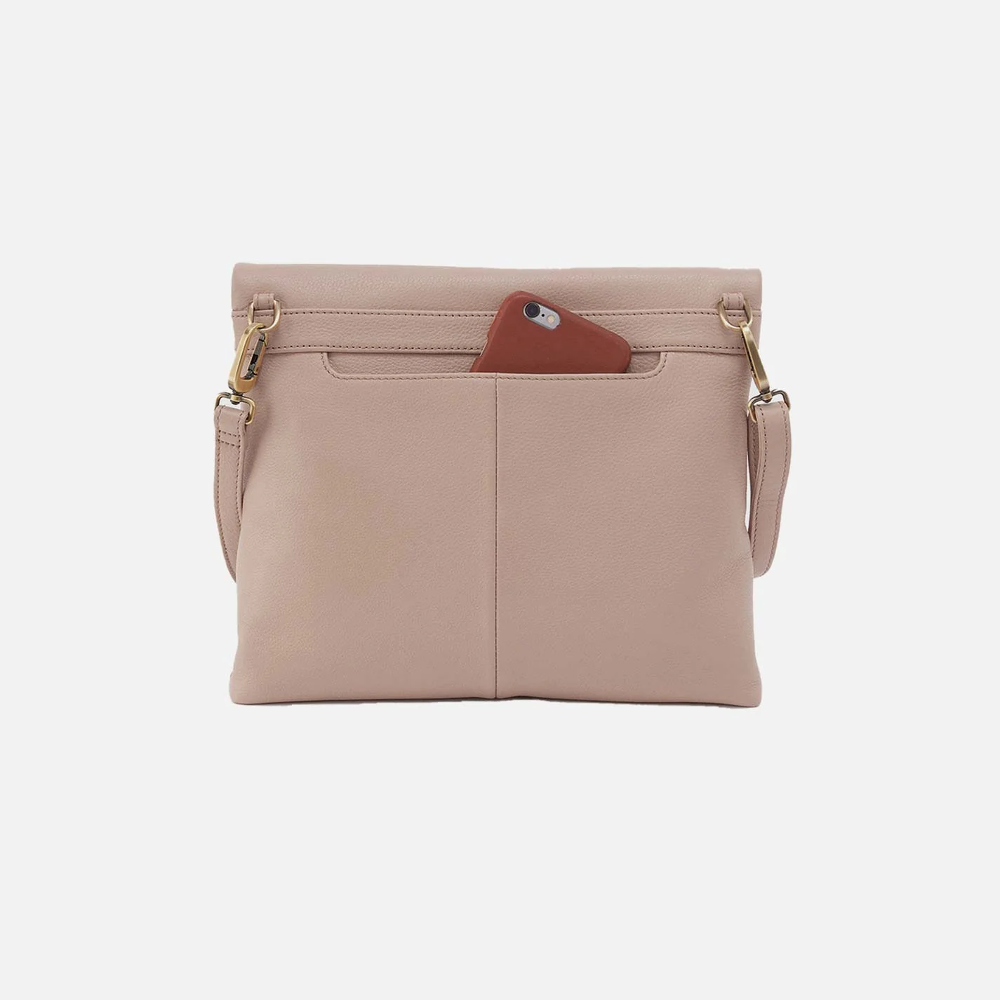 Draft Crossbody in Pebbled Leather - Warm Adobe - Image 4