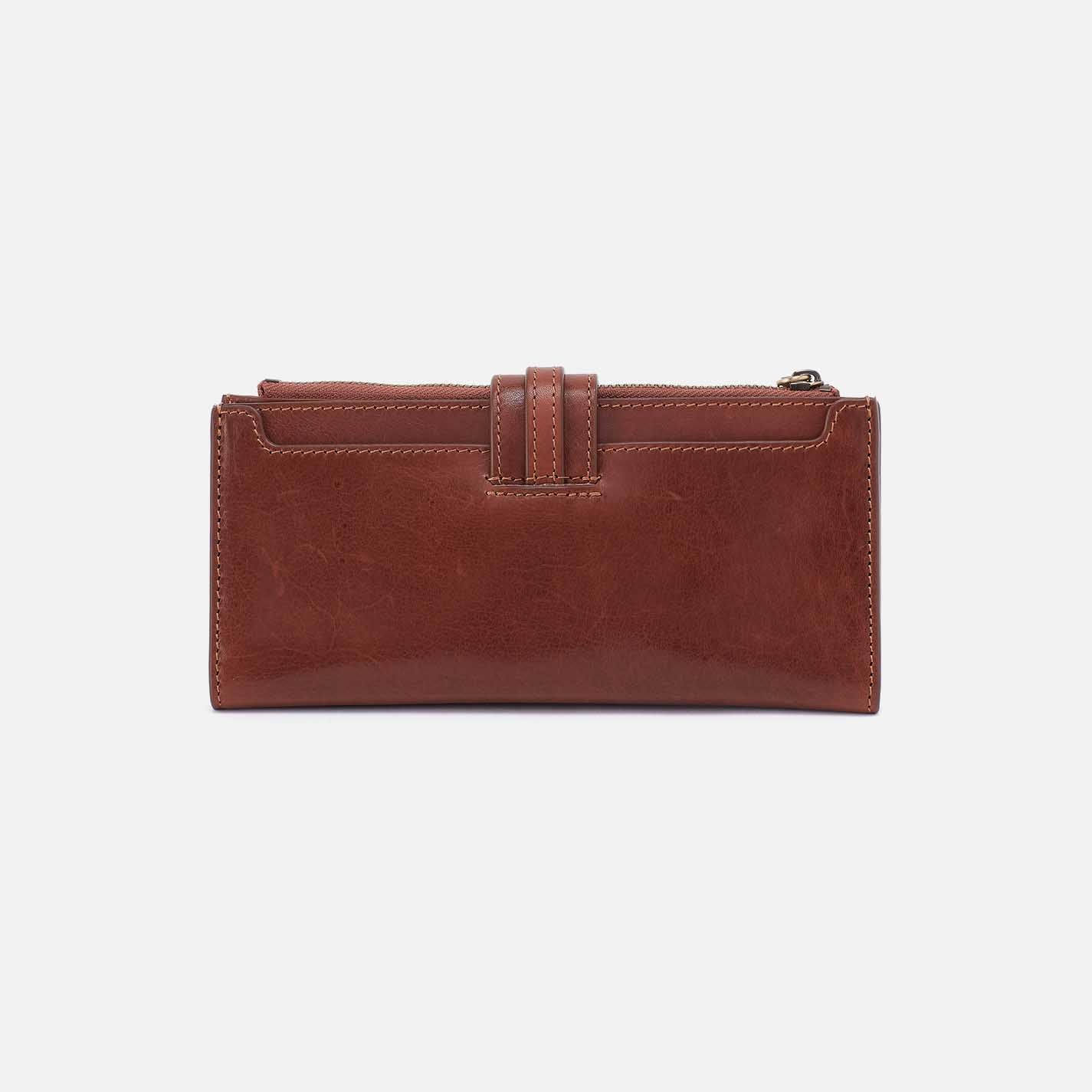 Dunn Continental Wallet in Patina Leather - Pecan Ridge - Image 3