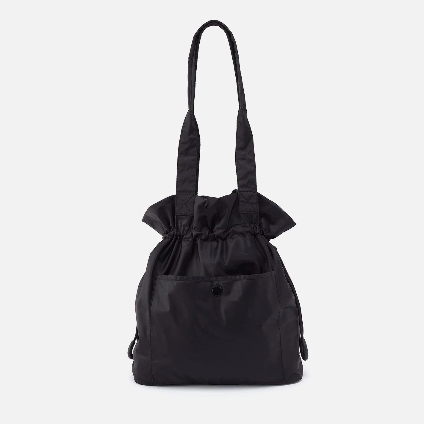 EASY DRAW Tote in CaRefiber recycled nylon - Jet - Image 3
