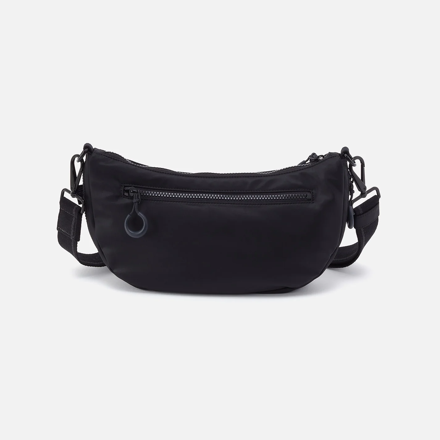 EVERY WEAR Crossbody in CaRefiber recycled nylon - Jet - Image 6