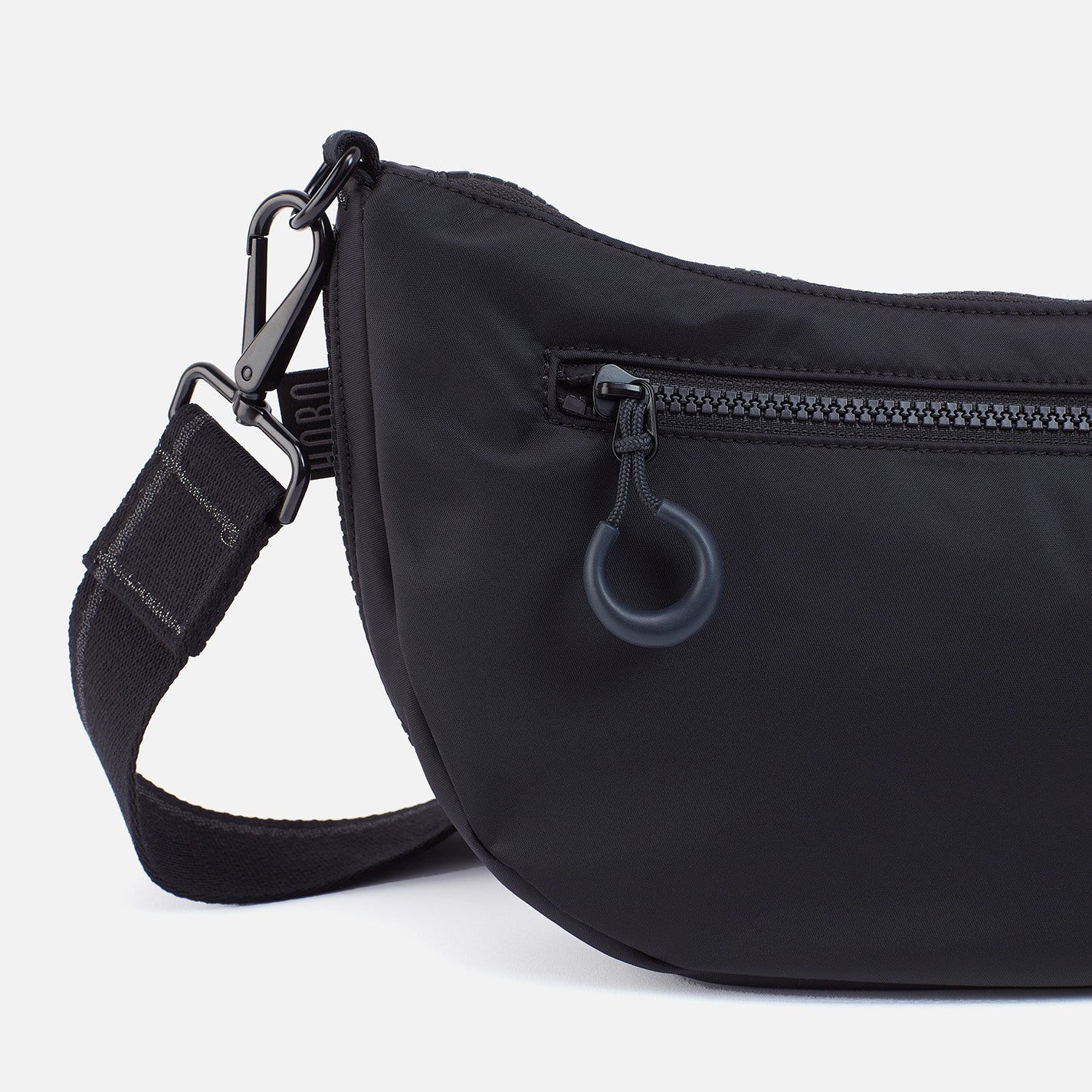 EVERY WEAR Quilted Crossbody in CaRefiber recycled nylon - Jet with Ocean Quilt - Image 10