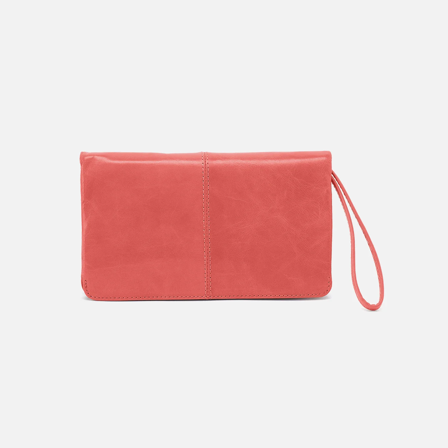 Evolve Wristlet In Polished Leather - Pink Mirage - Image 4