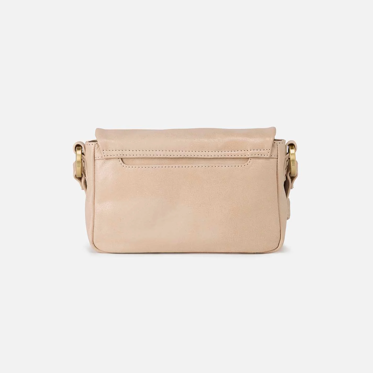 Expedition Flap Crossbody in Buffed Leather - Frosted Pearl - Image 2