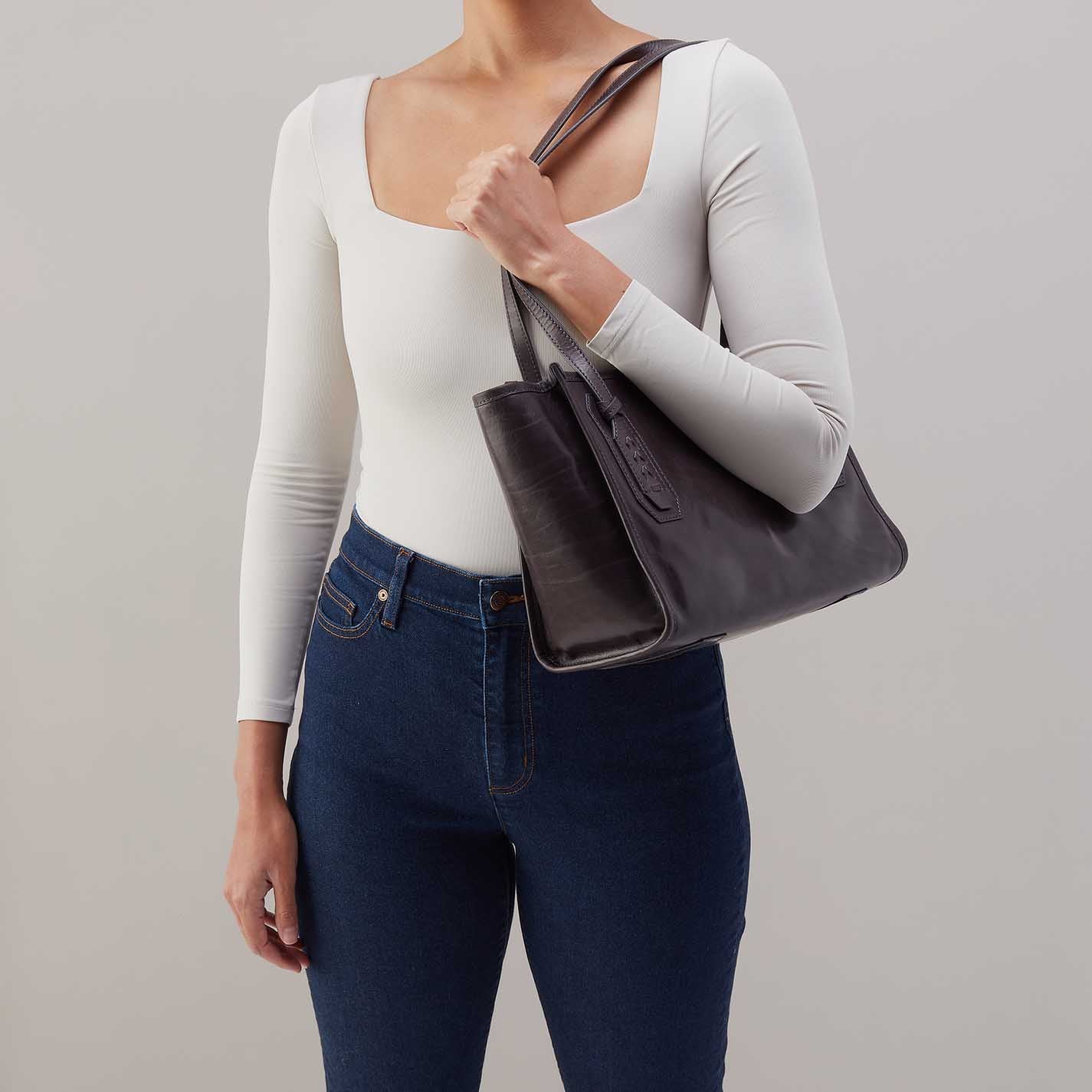 Expedition Small Tote in Patina Leather - Flintrock - Image 3