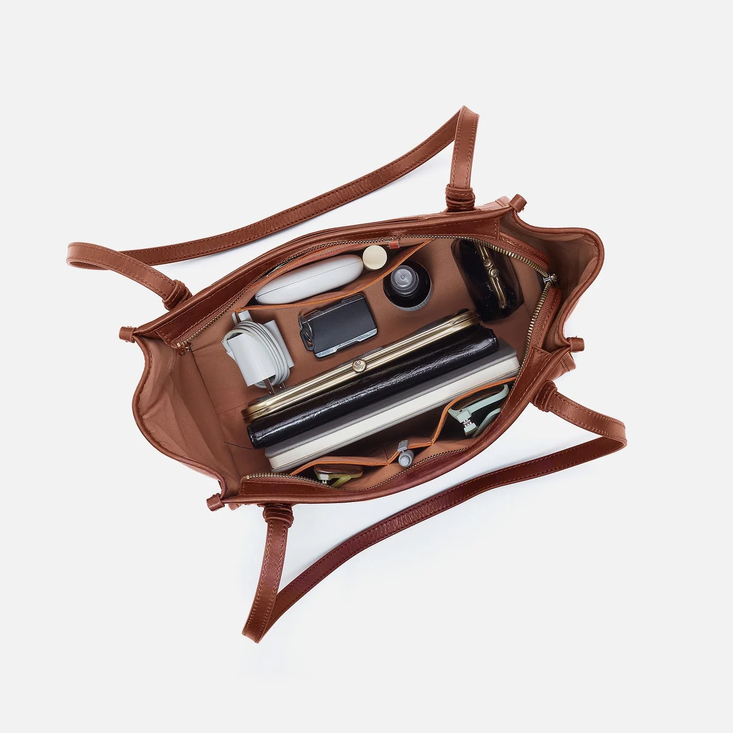 Expedition Small Tote in Patina Leather - Pecan Ridge - Image 3