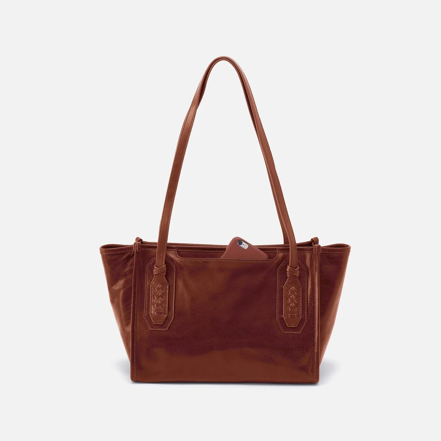 Expedition Small Tote in Patina Leather - Pecan Ridge - Image 4