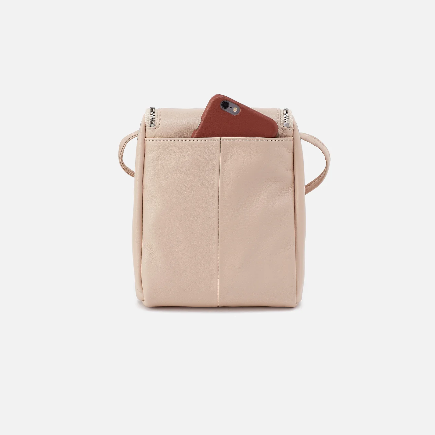 Fern Crossbody In Pebbled Leather - Stonewash - Image 4