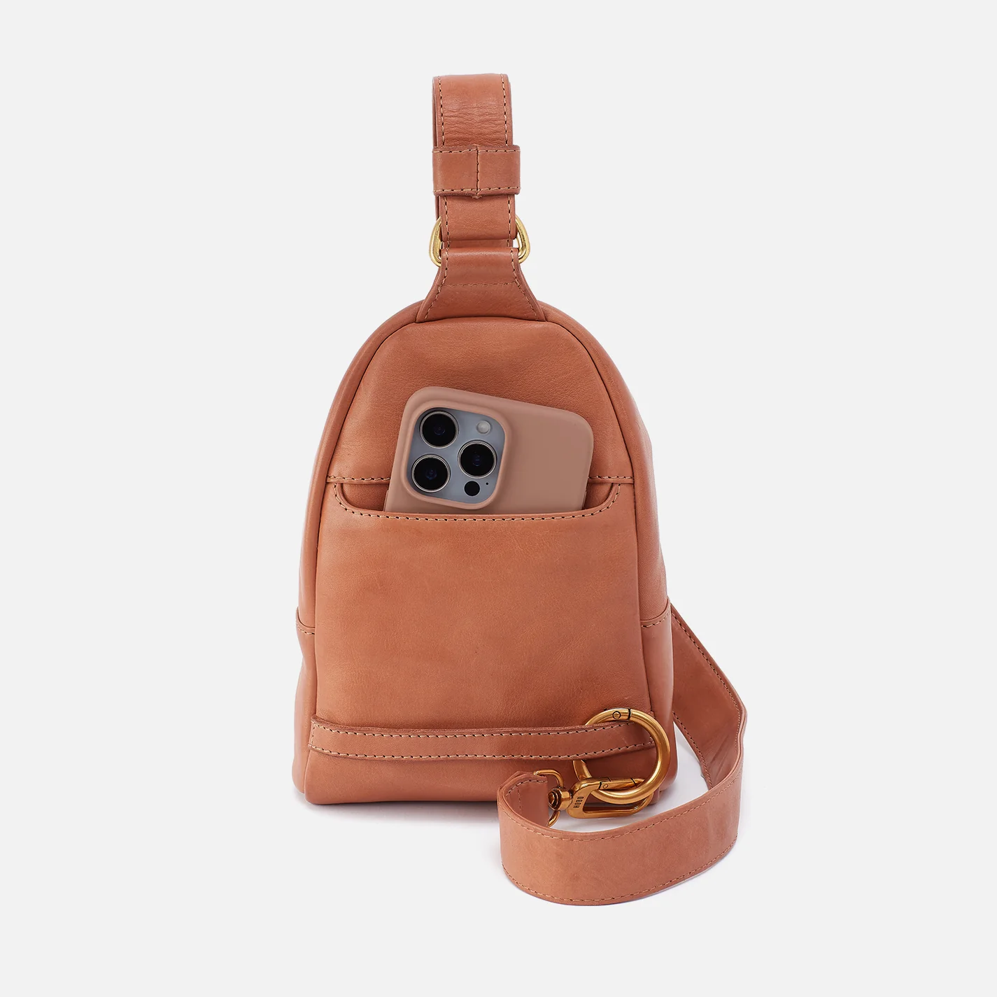 Fern Sling In Washed Leather - Harvest Wheat - Image 6