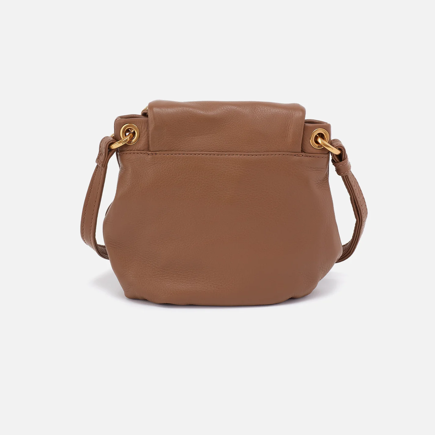 Fern Zip-Flap Crossbody In Pebbled Leather - Timber Brown - Image 5