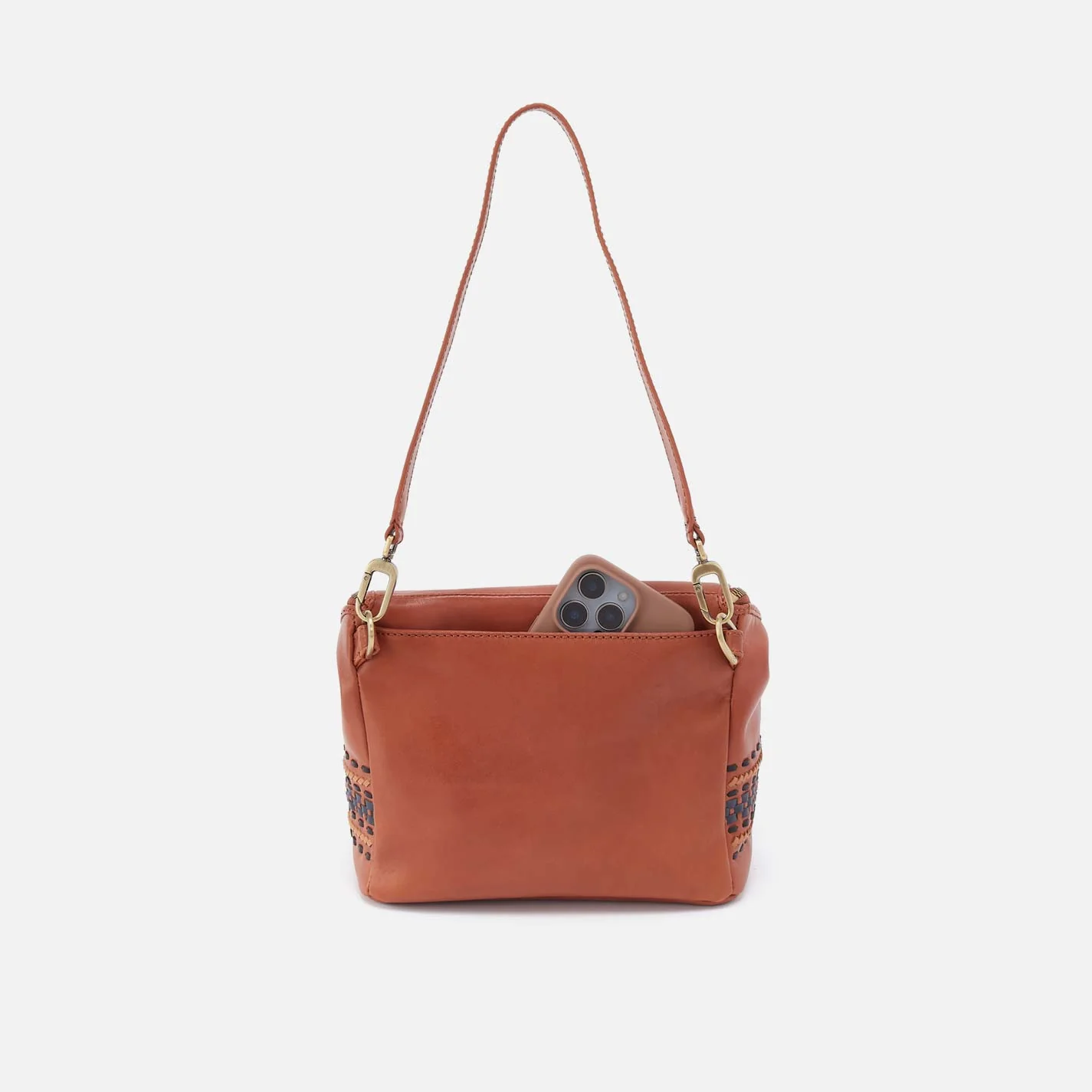 Fernwell Medium Crossbody in Smooth Leather with Multi Stitch - Timberline - Image 4