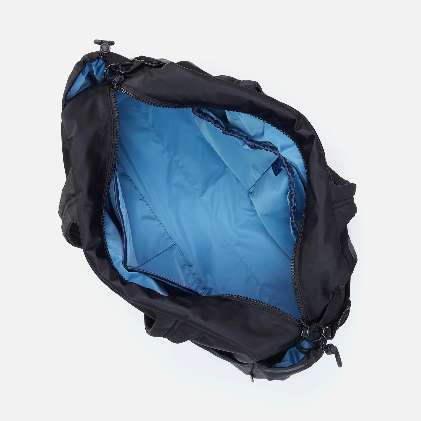 GET AWAY Duffle in CaRefiber recycled nylon - Jet - Image 5