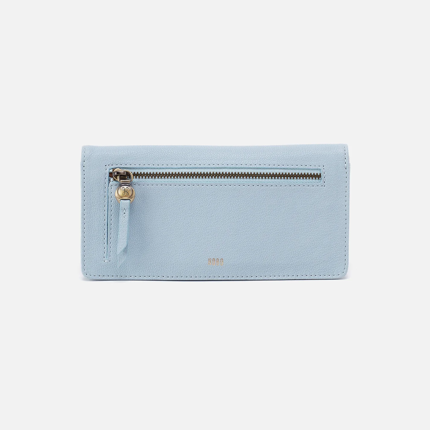 Hutton Large Wallet In Micrograin Leather - Dusted Sky - Image 3