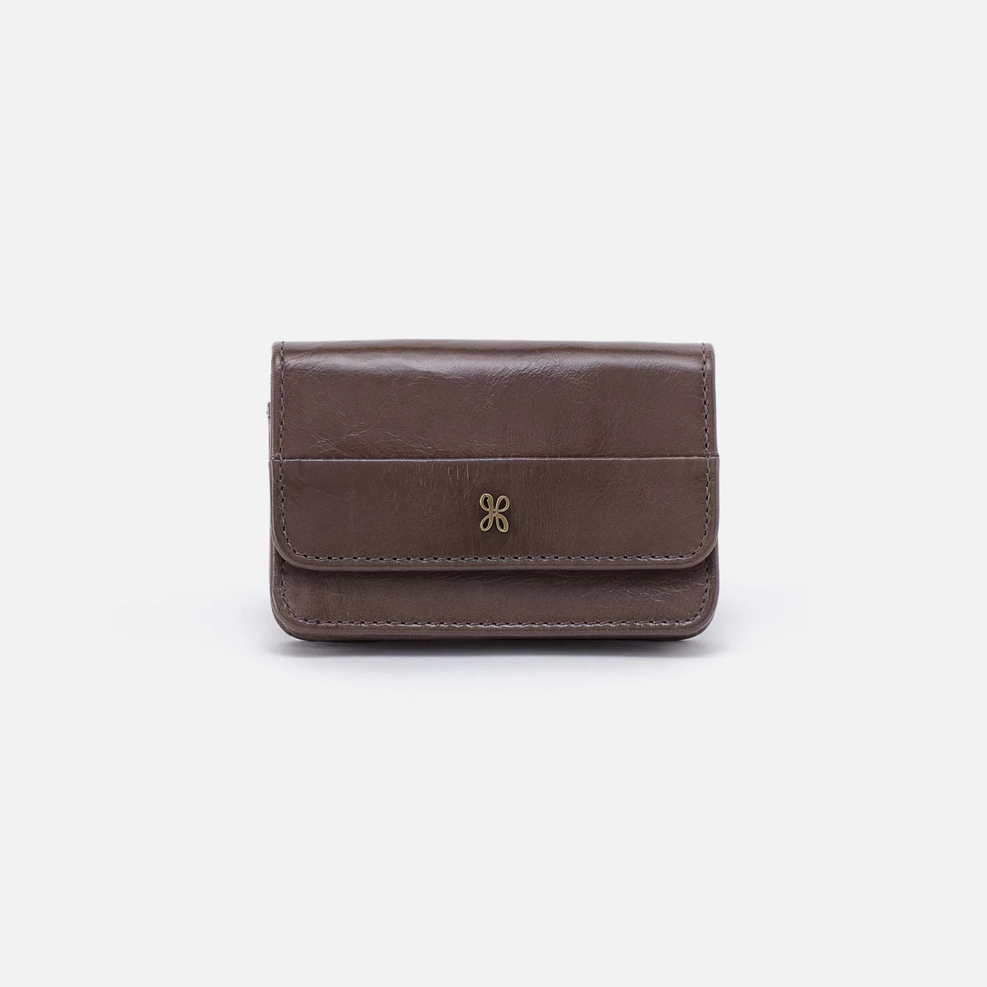 Jill Flap Card Case in Polished Leather - Hearthstone