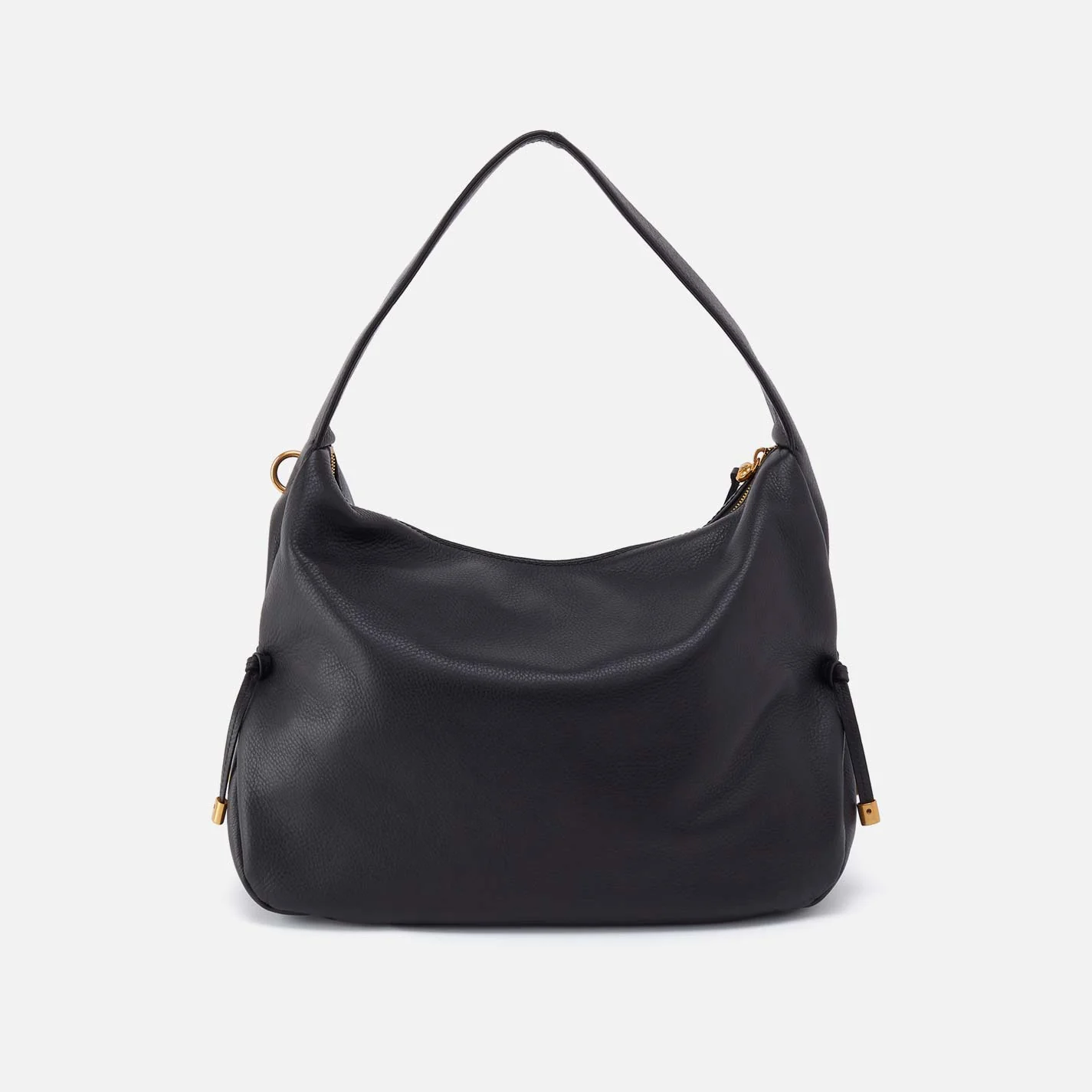 Kori Hobo In Pebbled Leather - Black - Image 5