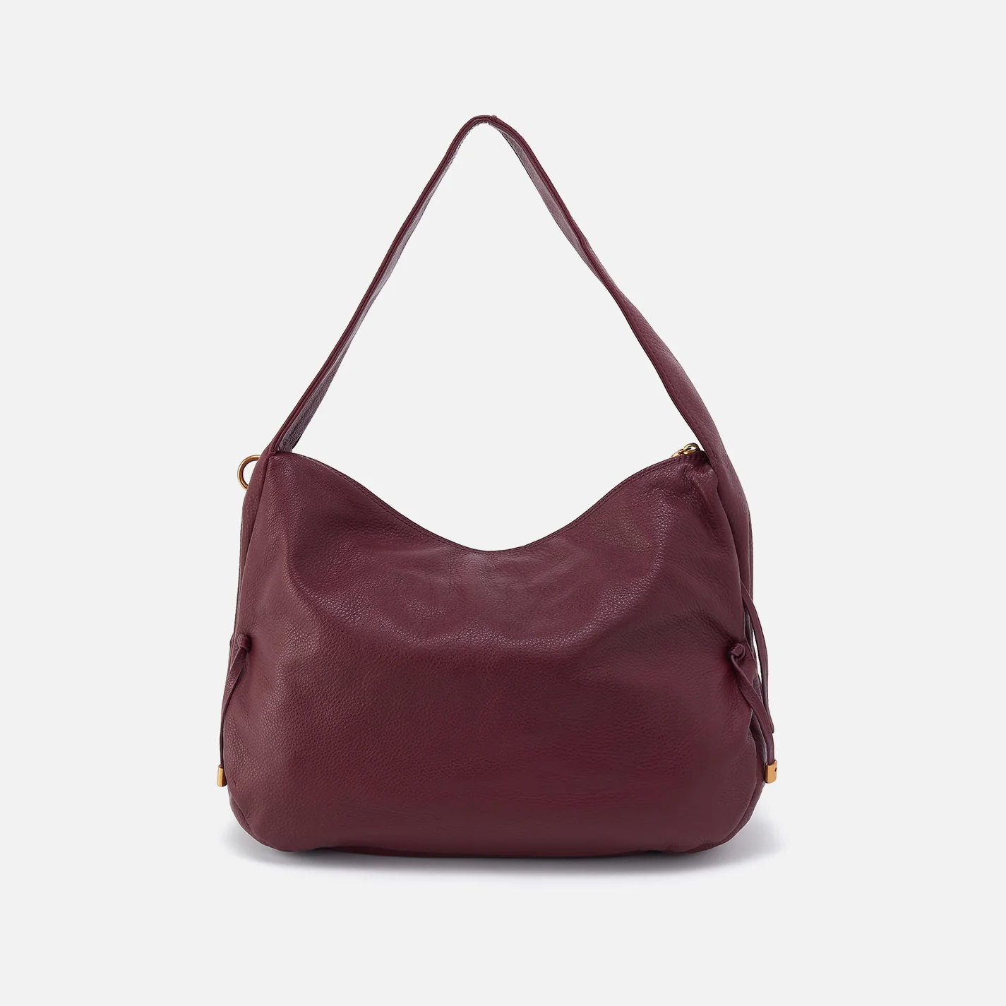 Kori Hobo in Pebbled Leather - Mulberry Glaze - Image 5