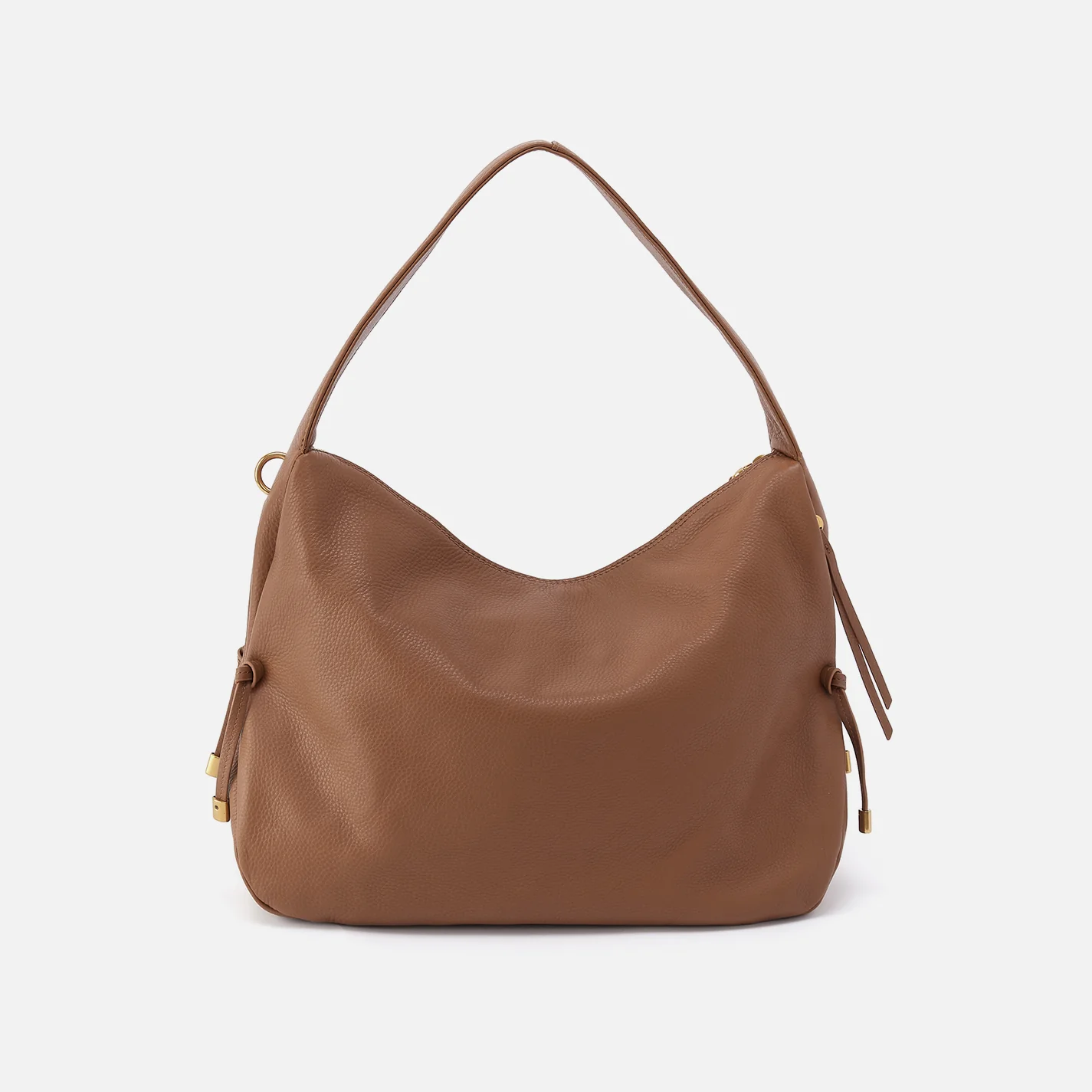 Kori Hobo In Pebbled Leather - Timber Brown - Image 4