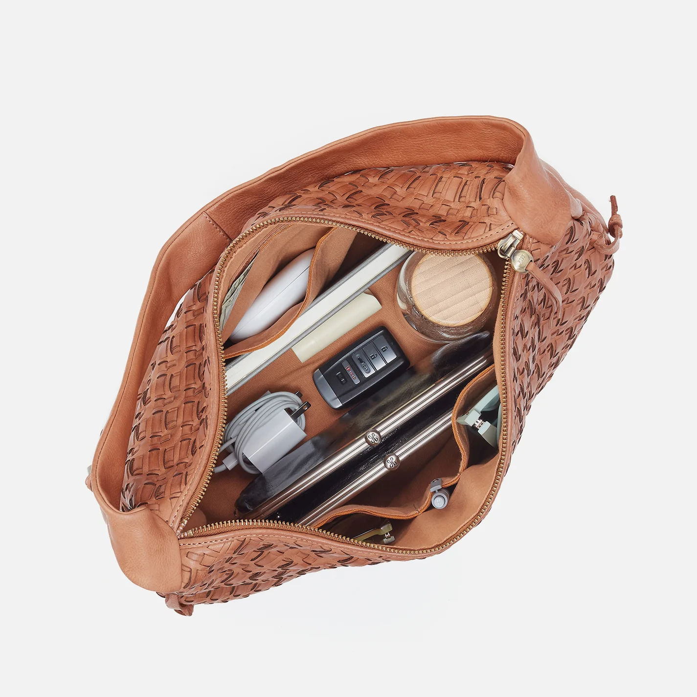 Kori Hobo In Washed Leather - Harvest Wheat - Image 4