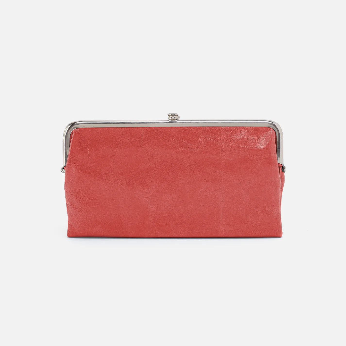 Lauren Clutch-Wallet In Polished Leather - Pink Mirage - Image 6