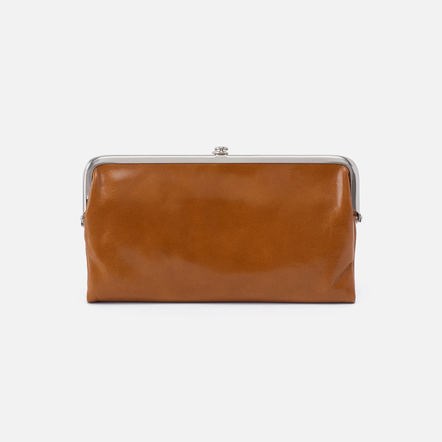 Lauren Clutch-Wallet In Polished Leather - Truffle - Image 7