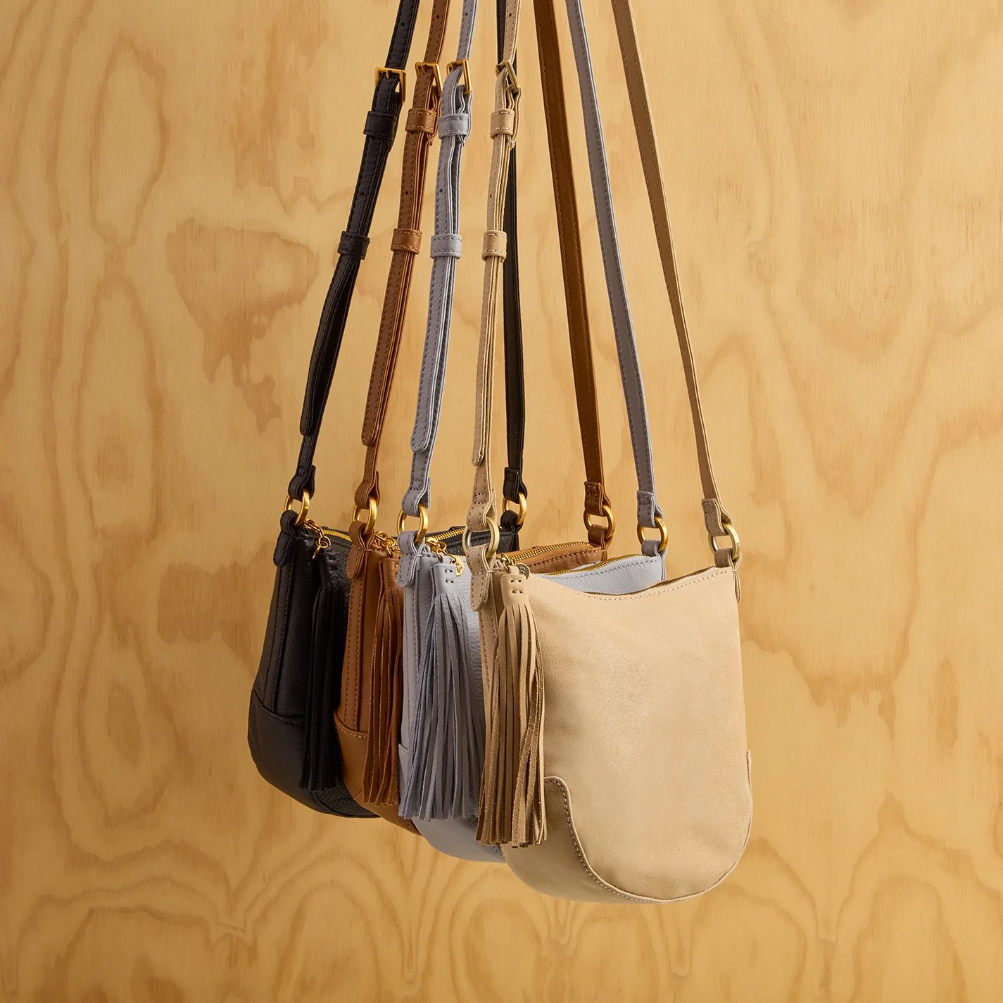 Lexi Crossbody in Pebbled Leather - Indigo Cloud - Image 2
