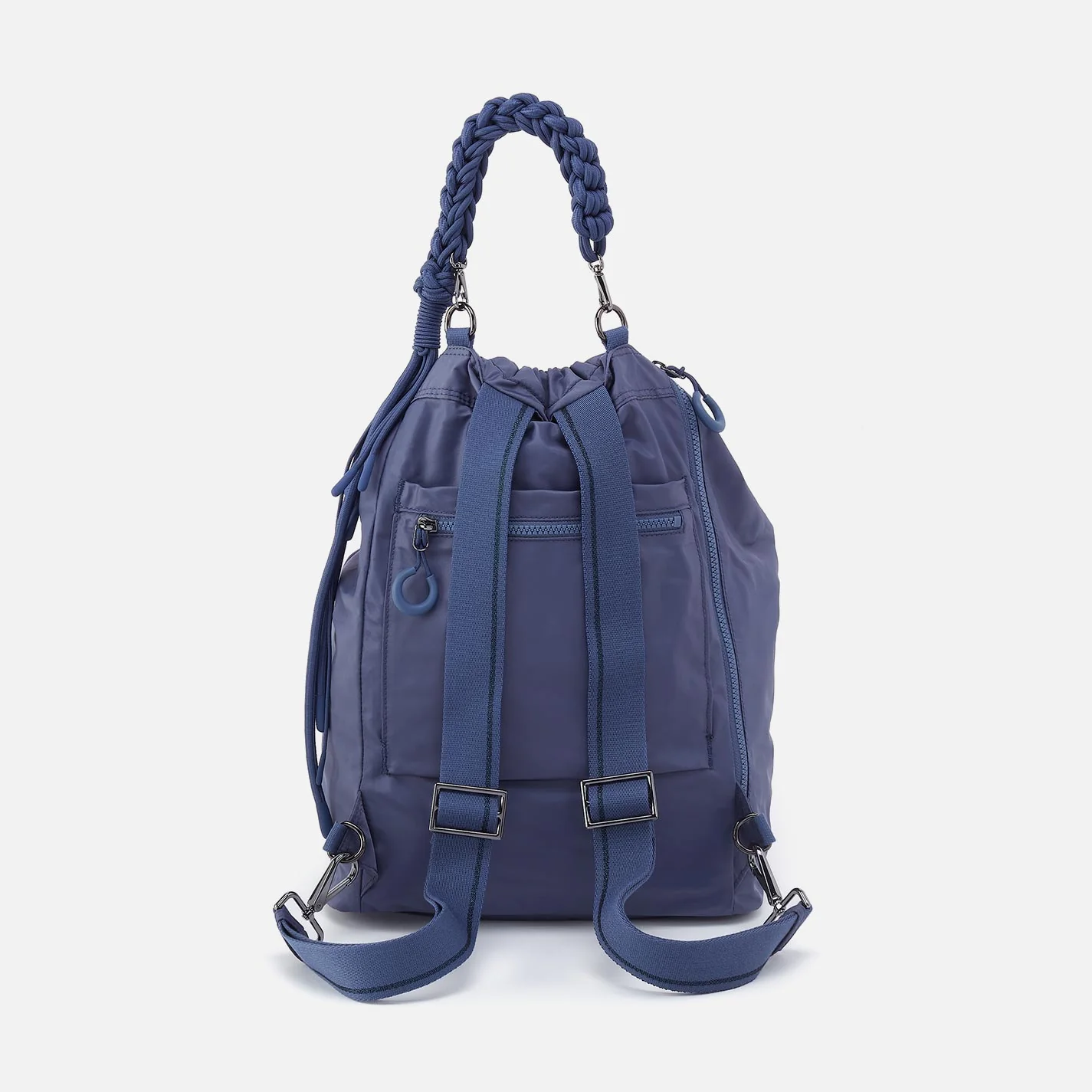 LIFE'S A CINCH Backpack in CaRefiber recycled nylon - Ocean - Image 4