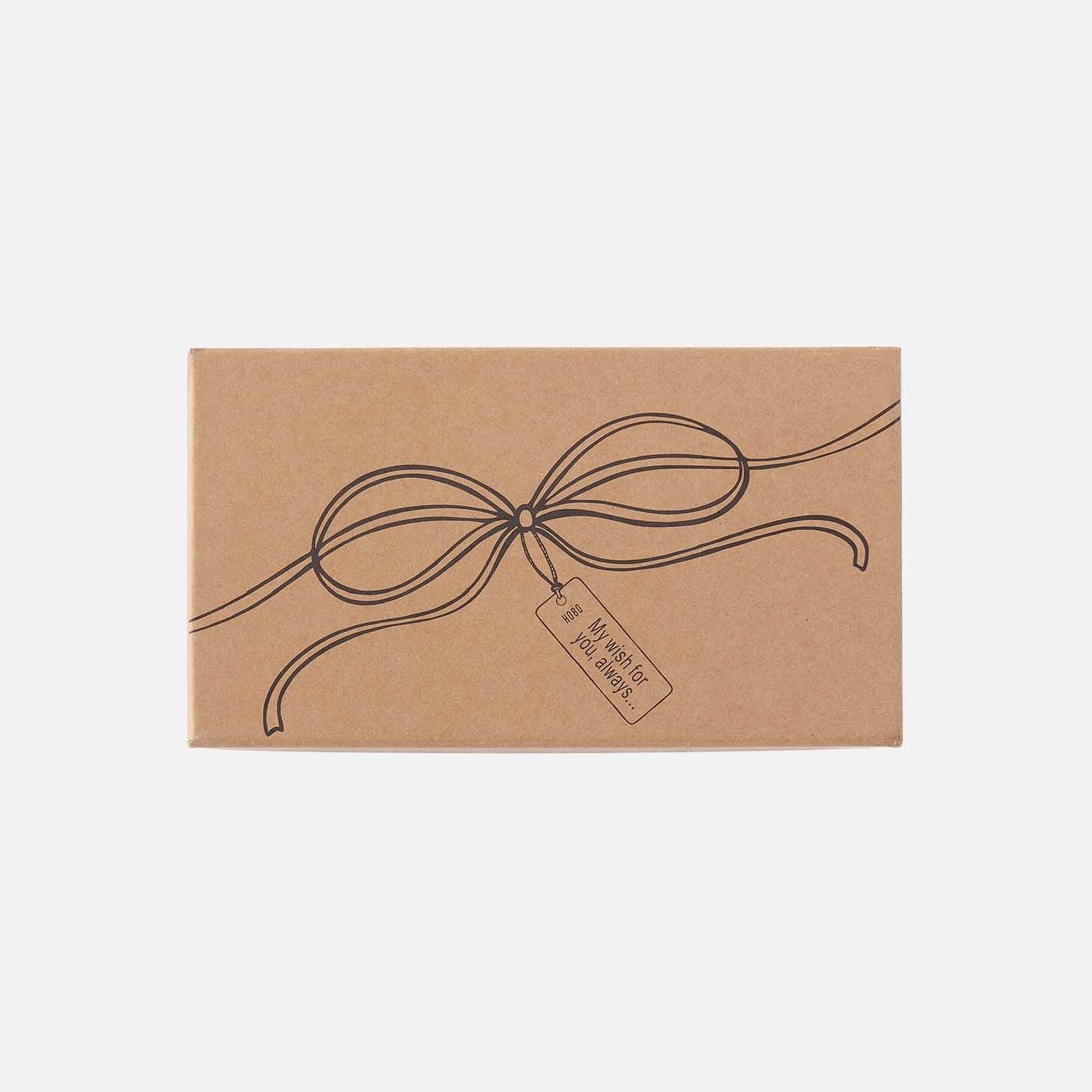 Love Gift Box in Pebbled Leather - Mulberry Glaze - Image 6