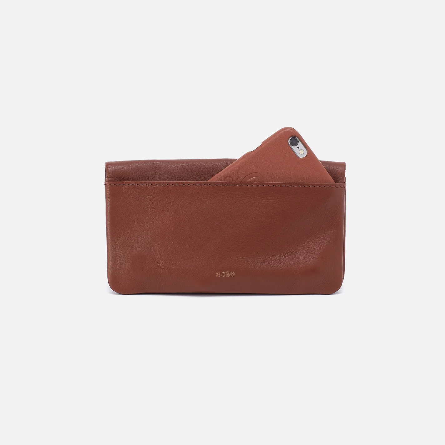 Lumen Continental Wallet In Cloud Leather - Cocoa Bean - Image 3