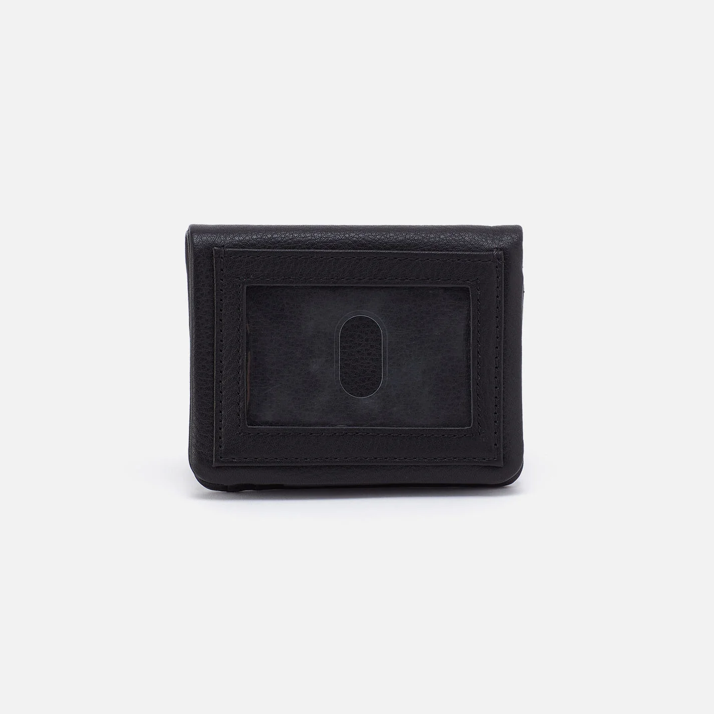 Lumen Mini Wallet In Pebbled Leather - Black - Image 3