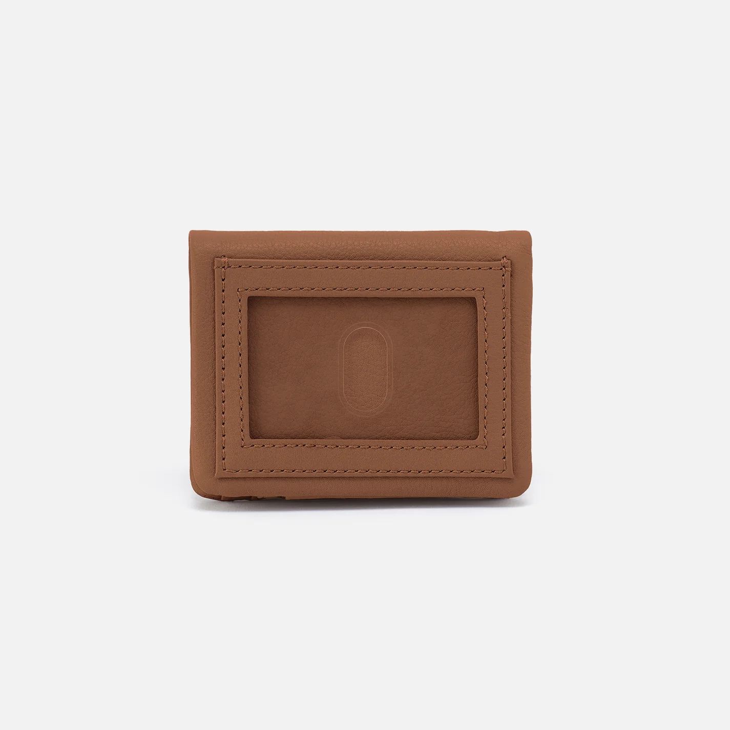 Lumen Mini Wallet In Pebbled Leather - Timber Brown - Image 3