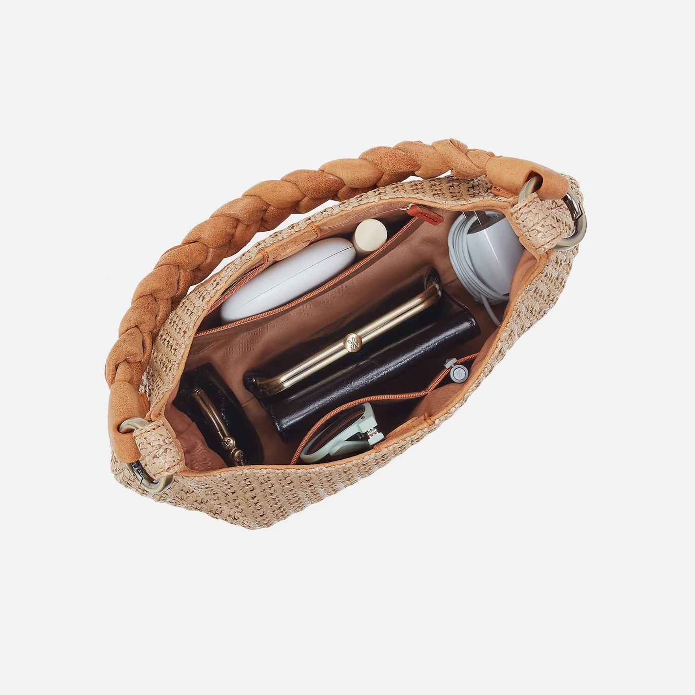 Madison Shoulder Bag In Woven Straw - Meadow Woven Straw - Image 4