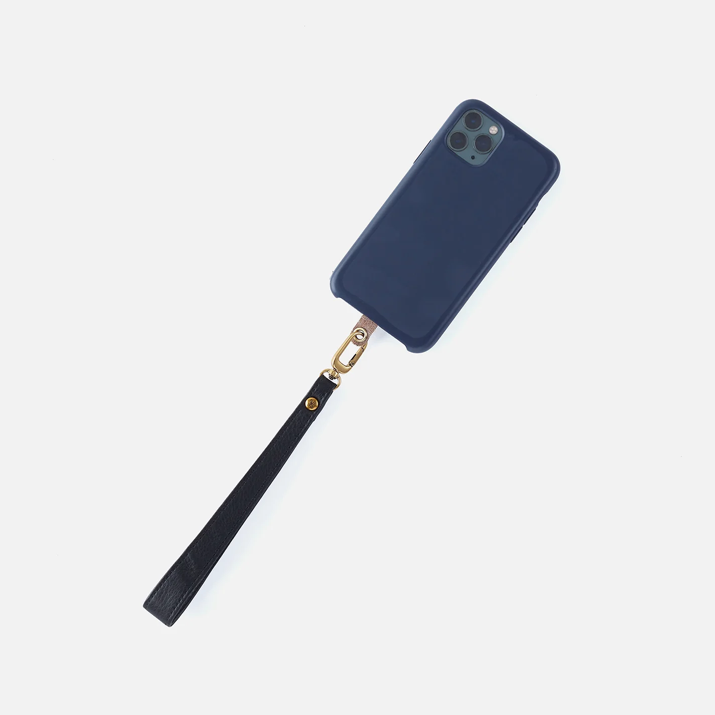 Phone Tether Tab in Fabric - Brown - Image 4