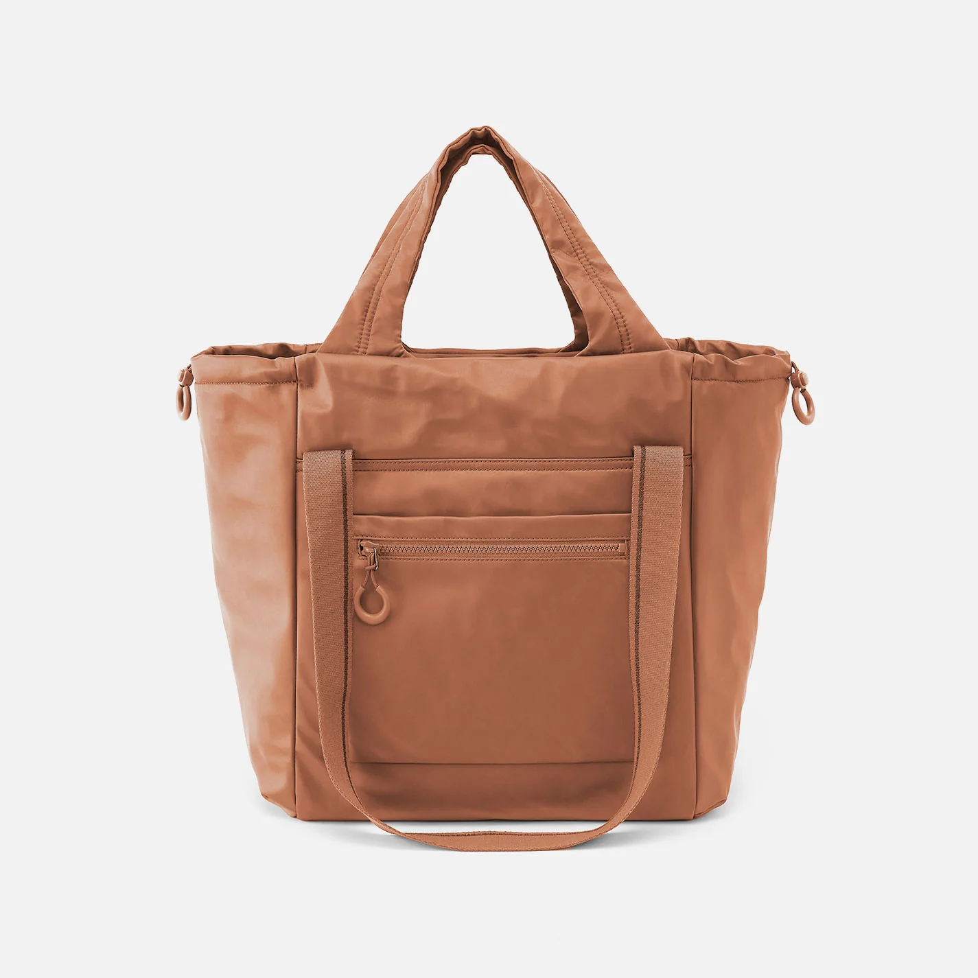 PLACES TO GO Tote in CaRefiber recycled nylon - Dune - Image 4